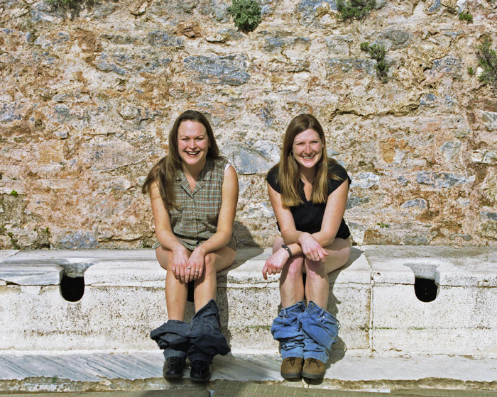 2 GIRLS 27 COUNTRIES 142 TOILETS ONE GREAT BUCKET