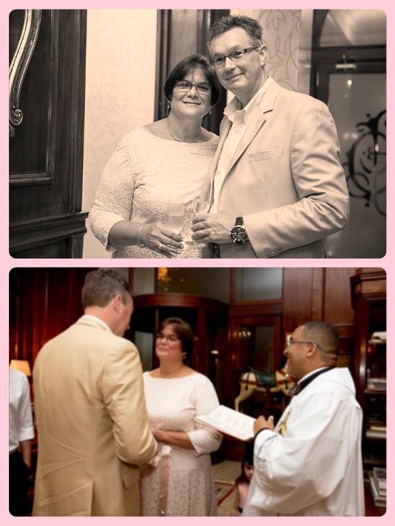 Celebrated their 30th Wedding Anniversary last year by renewing their vows