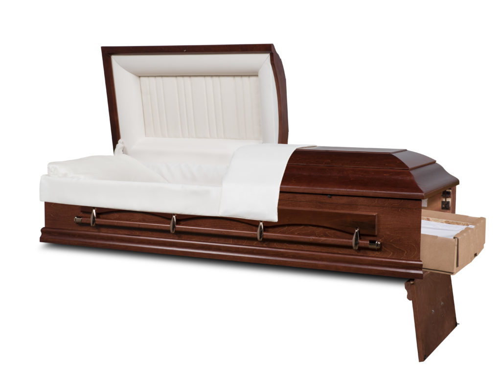 ACCORD 27” Solid Wood Ceremonial Rental Casket