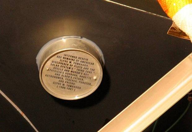 Clyde Tombaugh ashes on board spacecraft