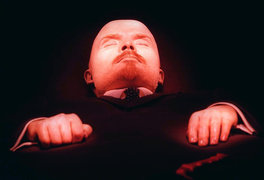 Vladimir Lenin embalmed body