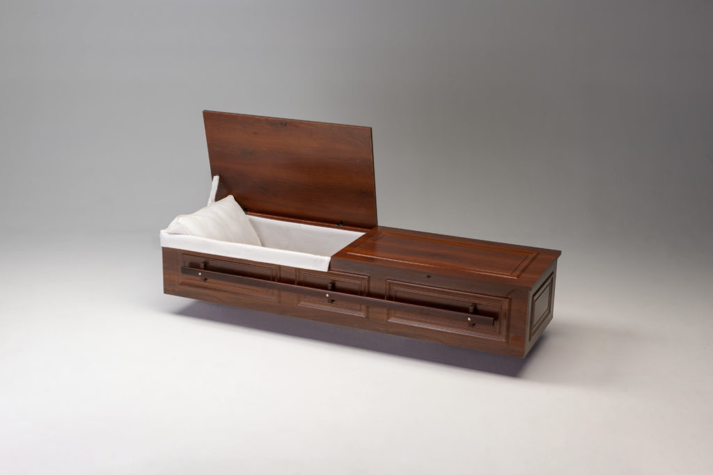 Sich Casket Company - Classic Walnut Veneer Cremation Casket