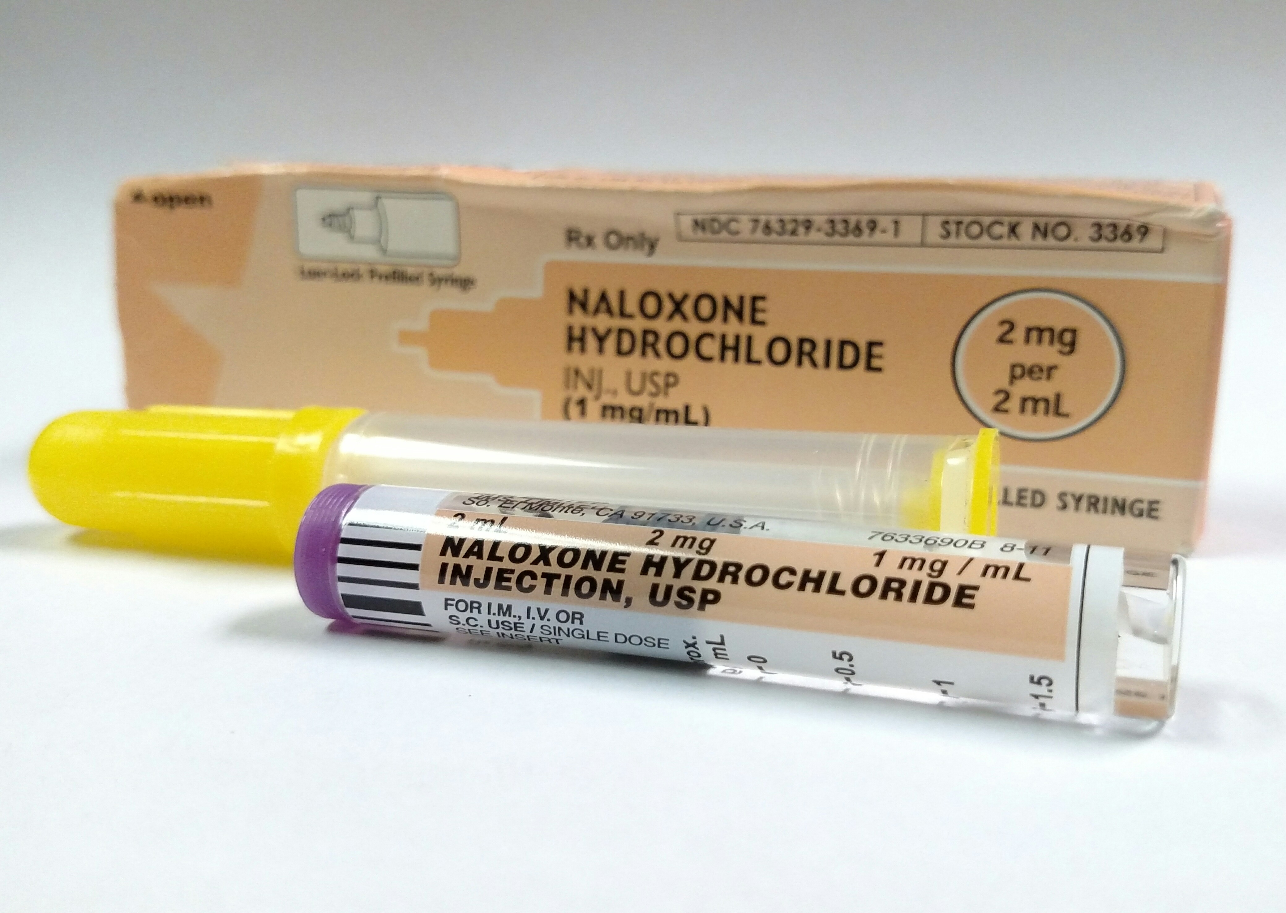 Naloxone drug for overdose