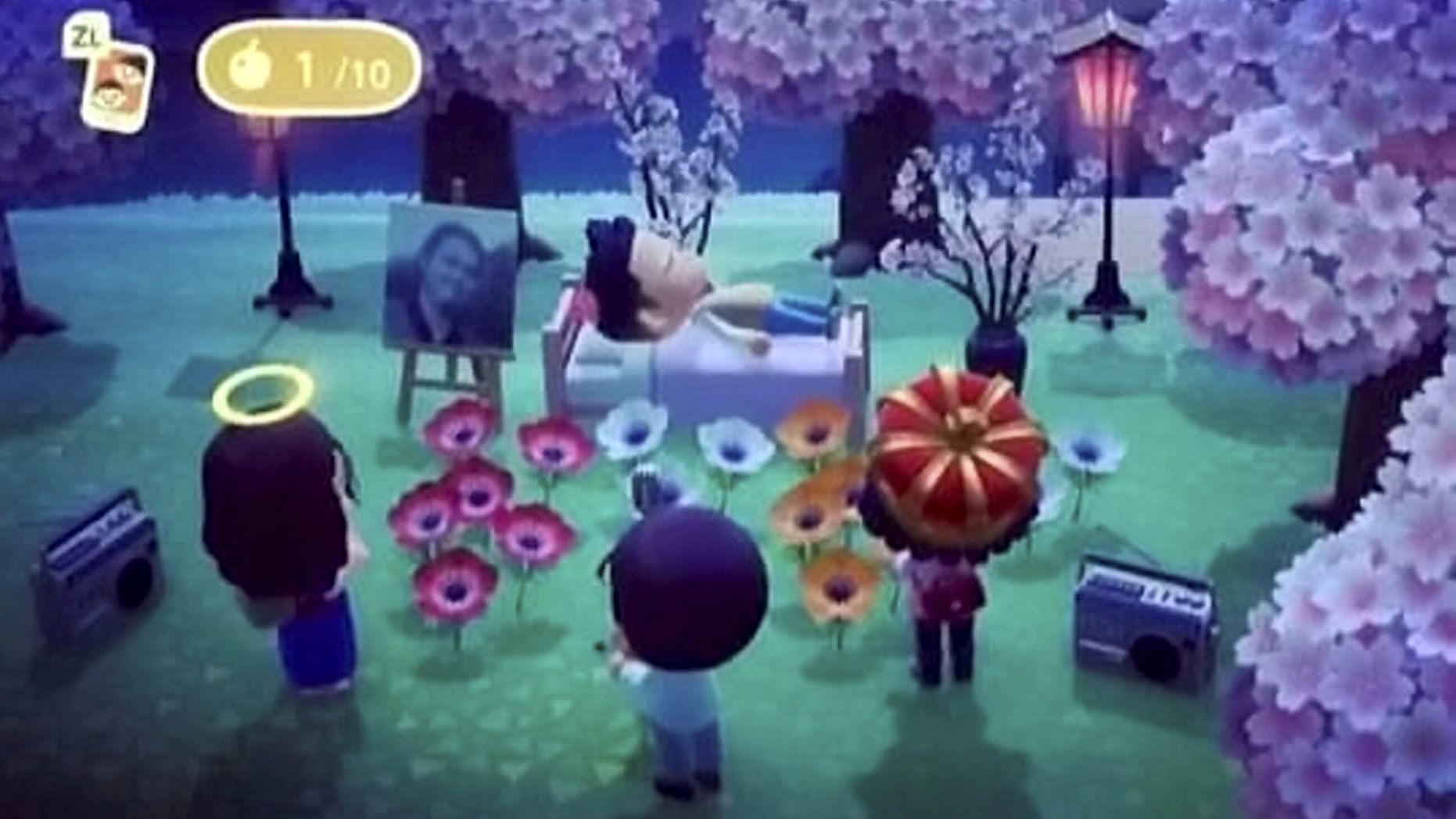 Animal Crossing Funeral