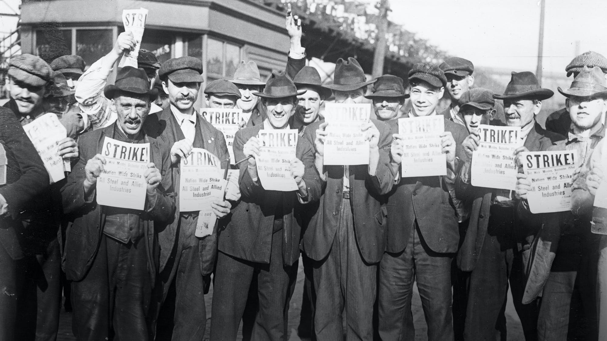 Steel strikers in 1919