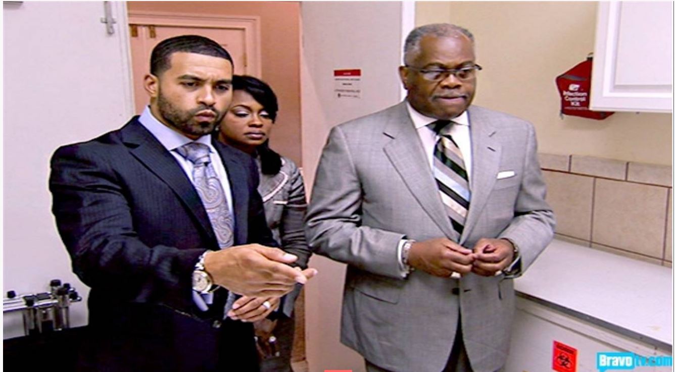 Parks and Willie Watkins in Embalming Room