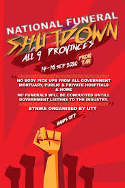 South Africa Strike Poster