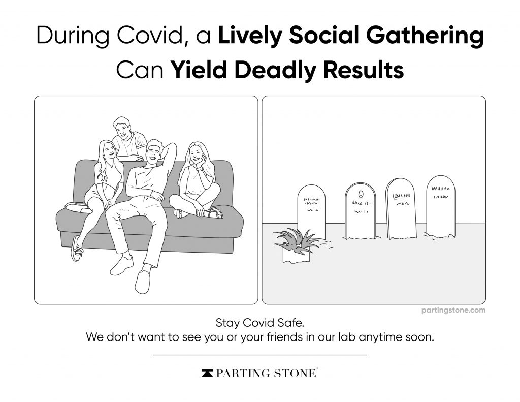 Funny COVID-19 Posters - Parting Stone