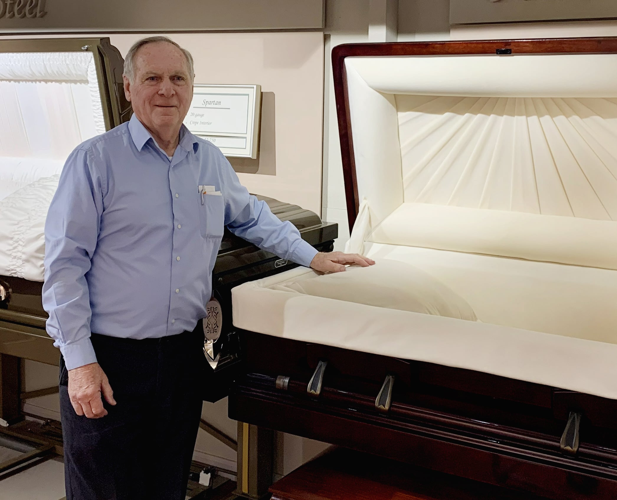 David (Dee) Swick, owner of D.W. Swick Funeral Homes in Southern Ohio, is the January winner of the “Say Yes to Success” Free Casket Giveaway by Private Label.