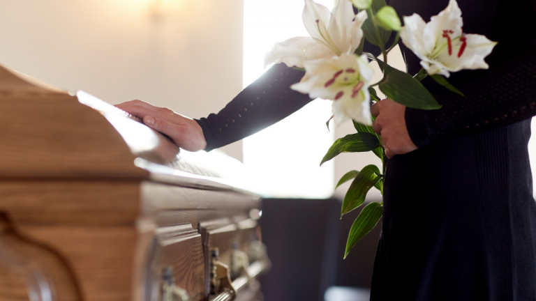 Caring related to funeral spending