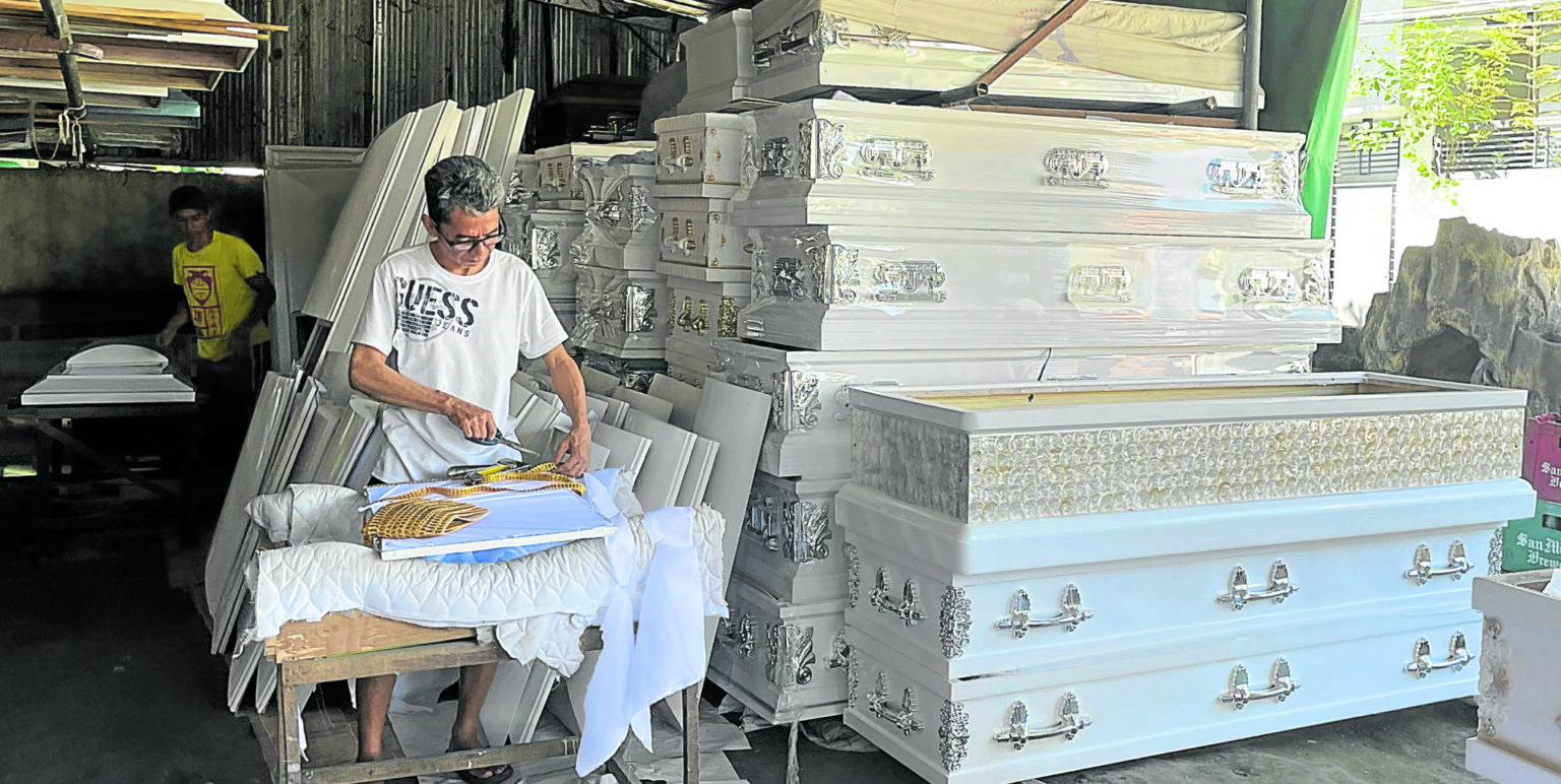 Coffin artisans in the Phillipines