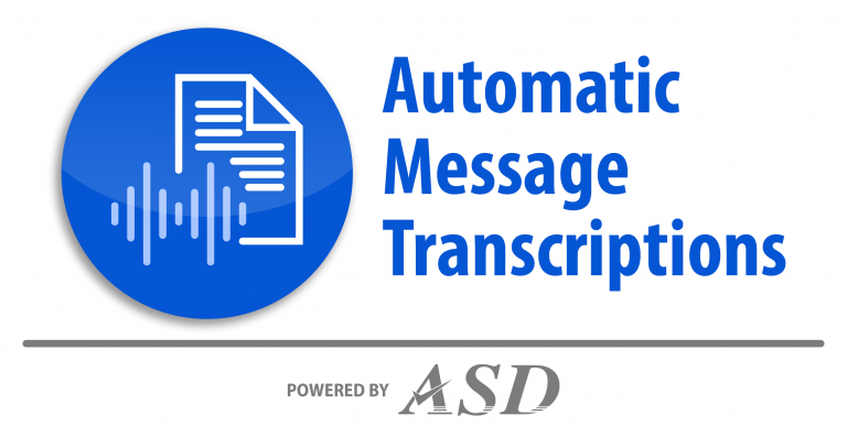 ASD Automatic Message Transcriptions