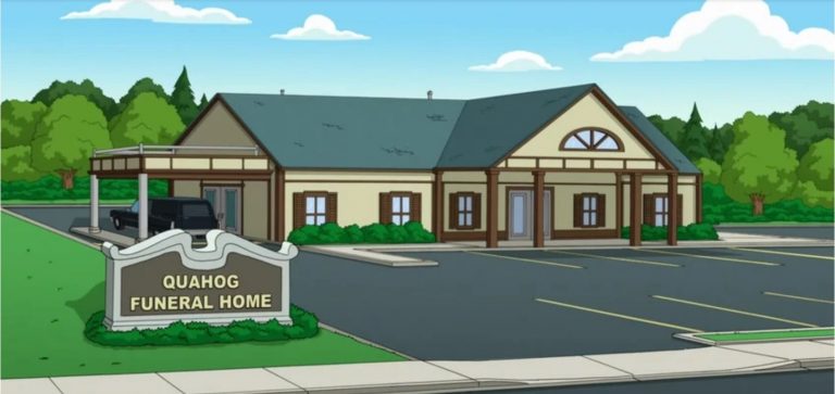 Quahog Funeral Home on Family Guy