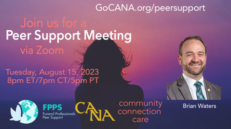 CANA Peer Support with Brian Waters
