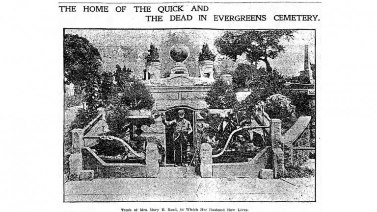 Jonathan and Mary Reed's tomb