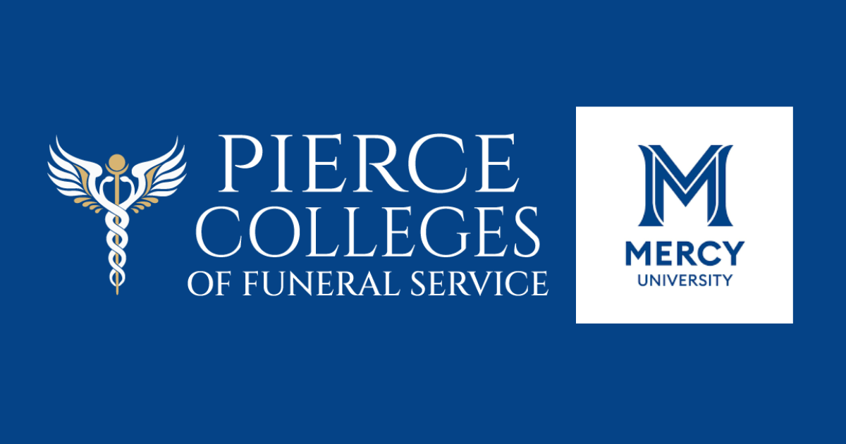 Mercy University and Pierce Colleges Logos