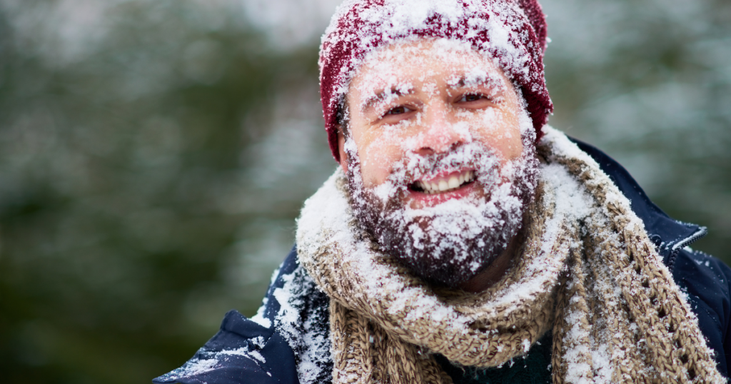 Frozen man