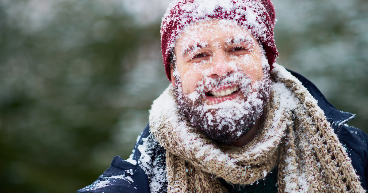Frozen man