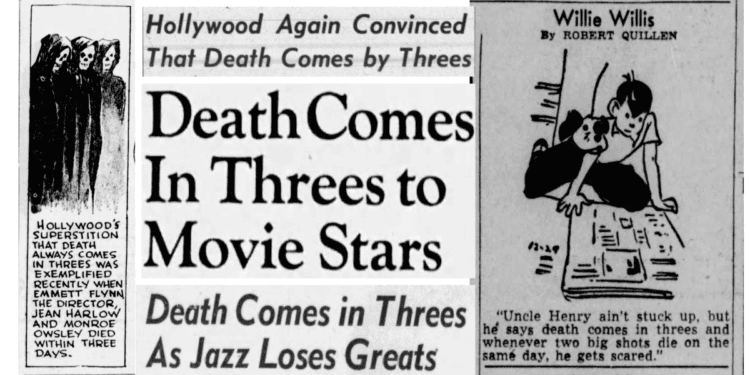 Death Comes in Threes