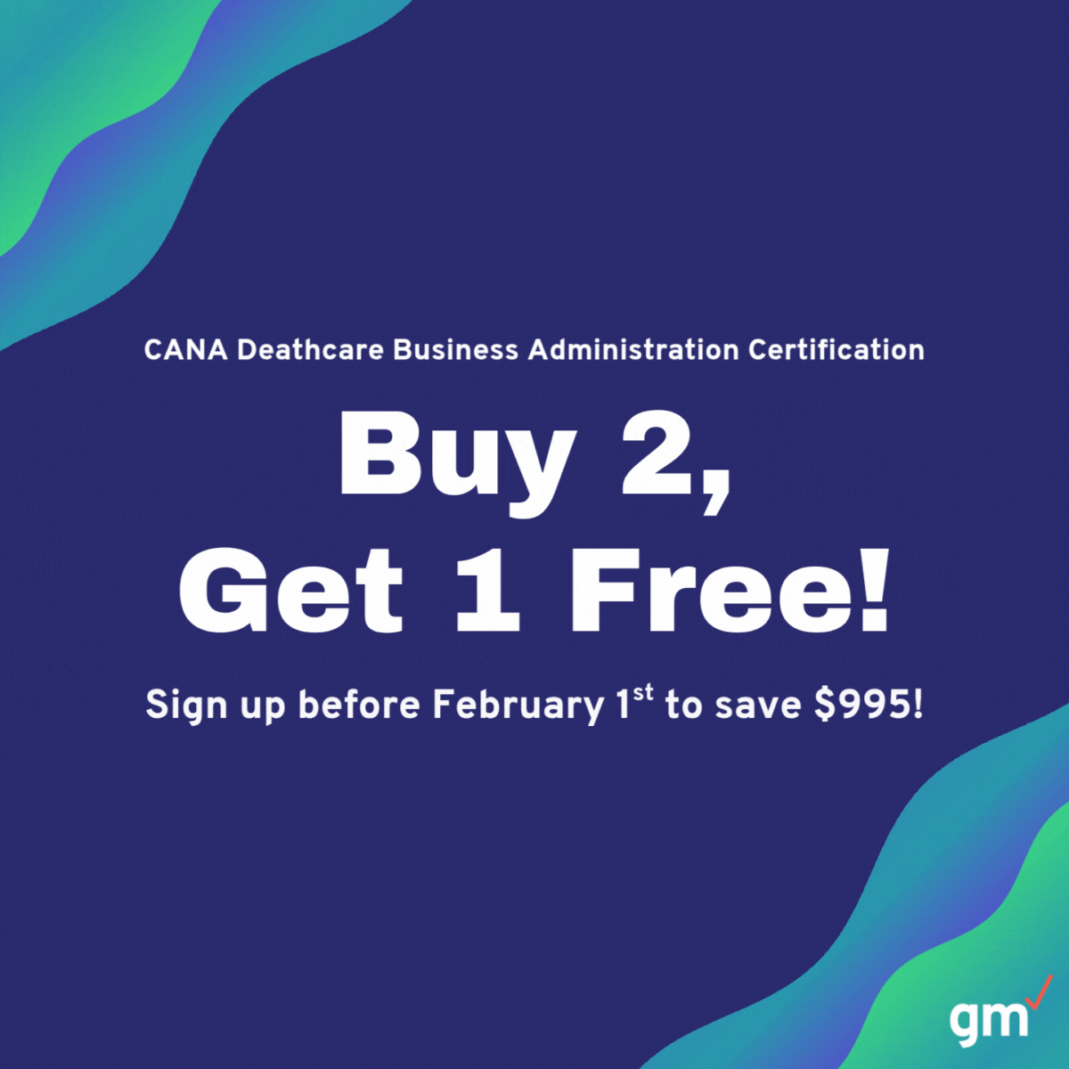 CANA Buy 2 Get 1 Free