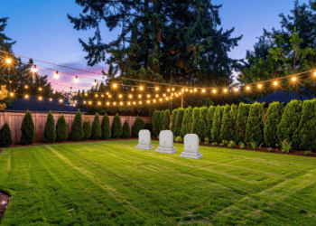Backyard burial