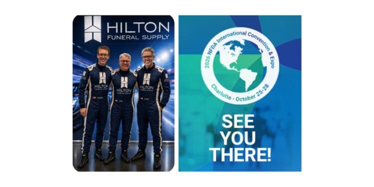 hilton funeral supply and 2026 nfda logos
