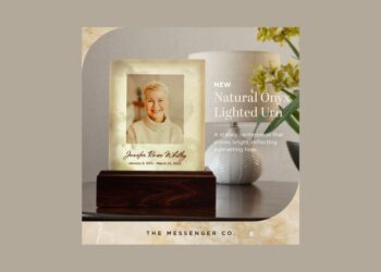 The Messenger Co. Introduces Illuminated Natural Onyx Urn